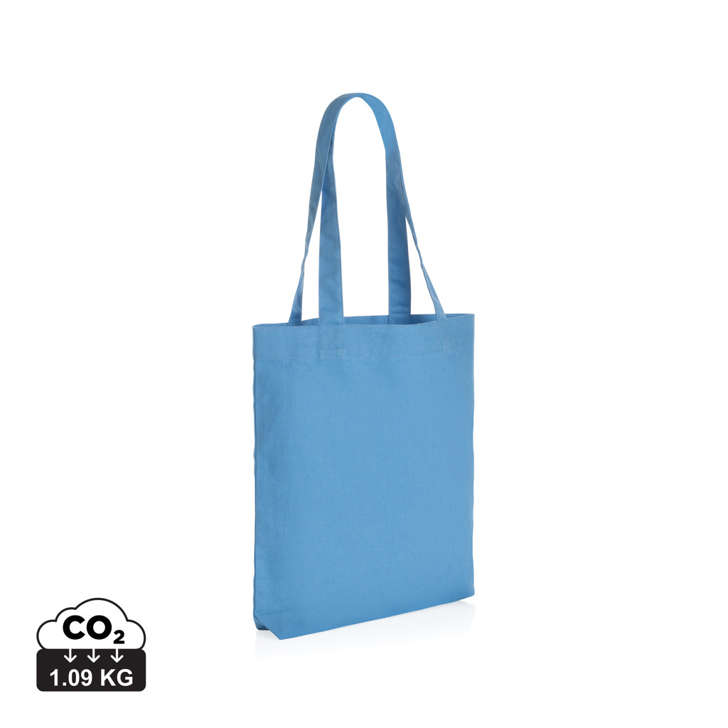 Sac cabas publicitaire en toile recyclée 285g - Impact tranquil blue